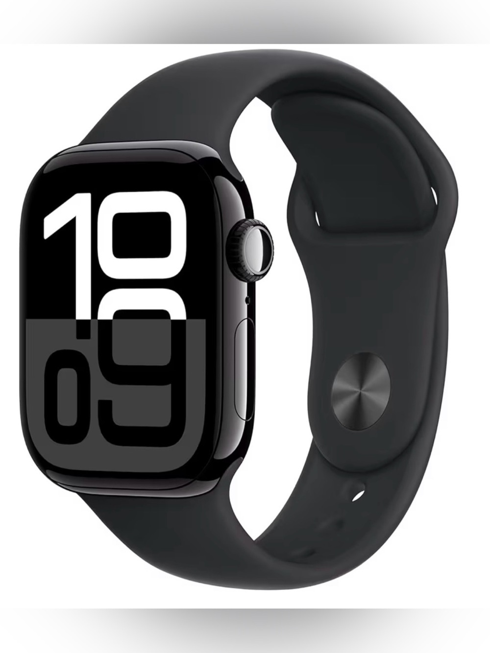 Apple Watch Series 10 GPS 46mm Black Aluminum Case with Adjustable Sport Band